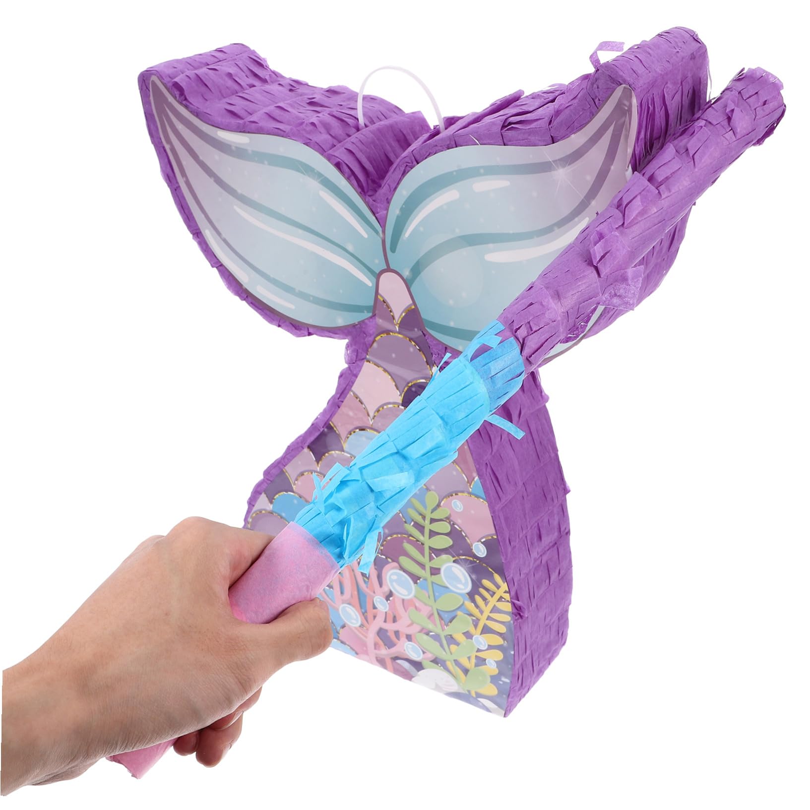 Piñata de Papel de Sirena 1 Juego para Cumpleaños Infantil