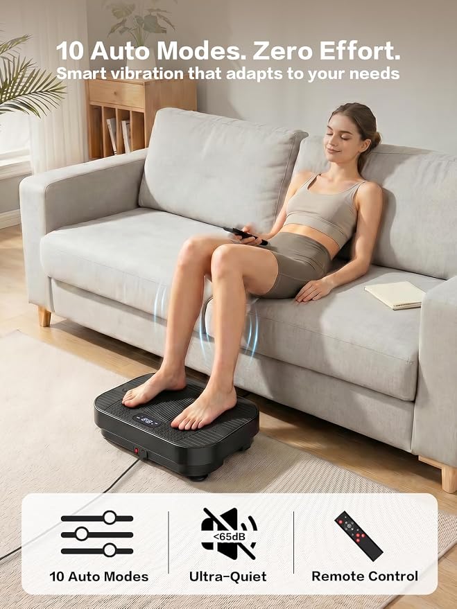 Plataforma Vibratoria Ejercicio 200 Niveles 330LB Capacidad miniatura 7