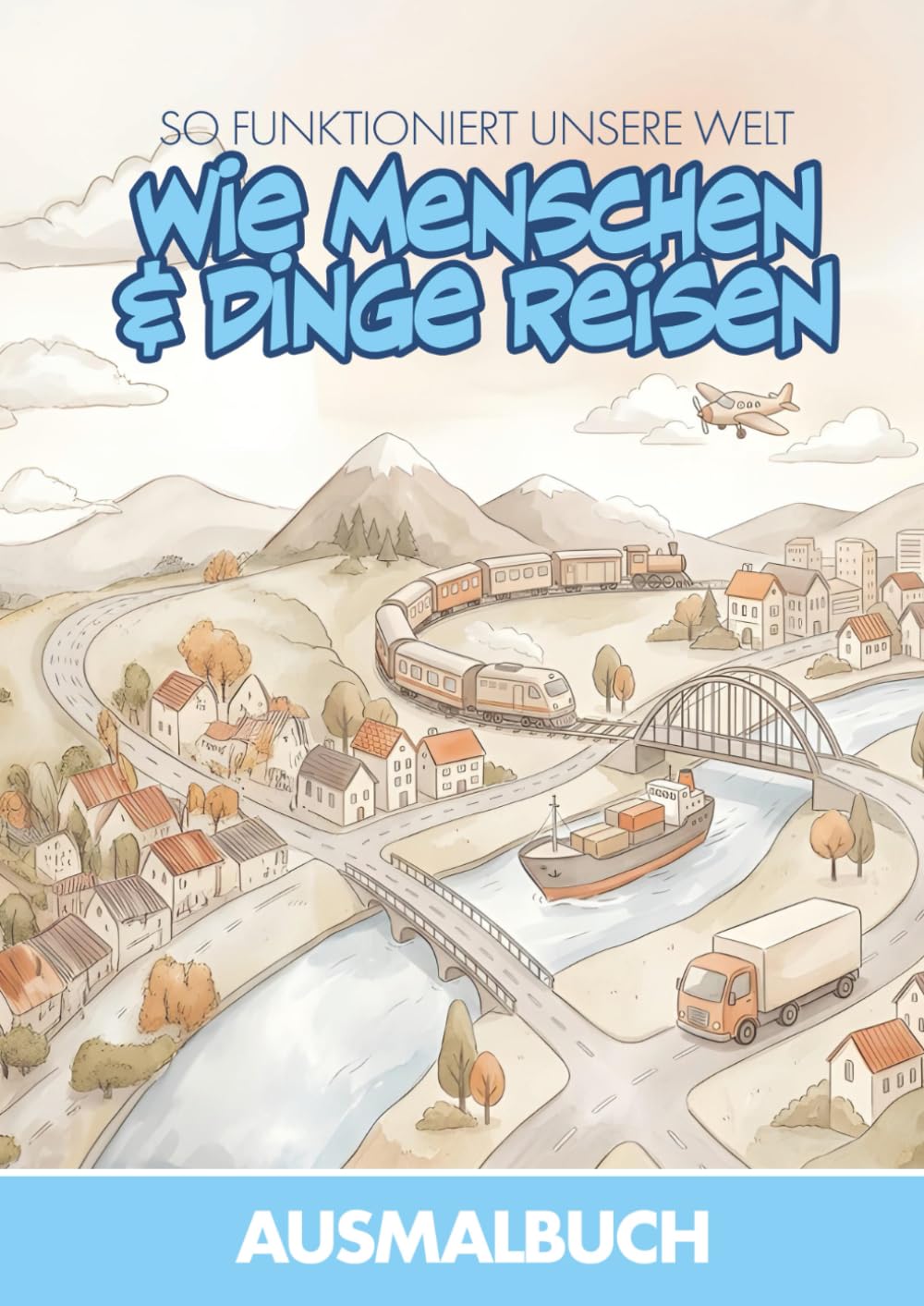 So funktioniert unsere Welt – Wie Menschen und Dinge reisen: Ausmalbuch für Kinder – Unterwegssein, Transport und Zusammenhänge verstehen (So ... Welt – Die große Ausmalbuch-Reihe für Kinder)