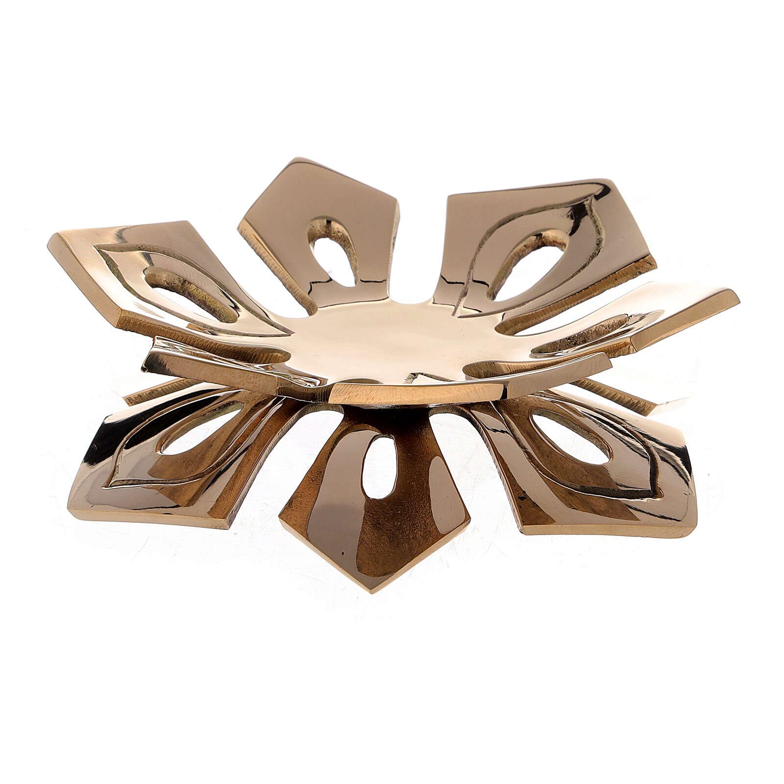 Flower-Shaped Candle Holder, 12 cm Diameter