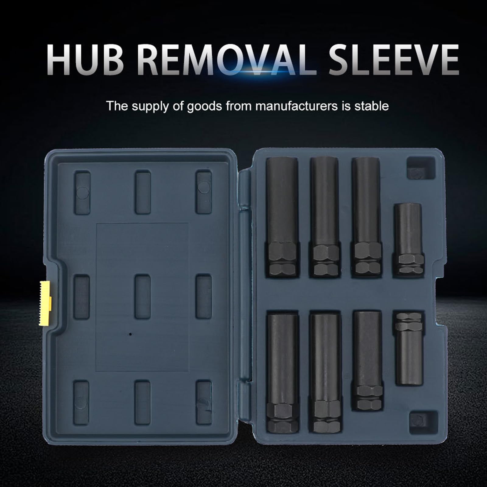 Set professionale di 8 chiavi a bussola scanalate per una facile rimozione delle ruote e cambio pneumatici, set di prese professionali