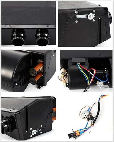 Miniatura 6 de Kit de evaporador de aire acondicionado AC 12V 7.6A universal debajo del salpicadero evaporador de CA debajo del salpicadero Unidad de enfriamiento