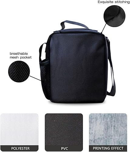 Miniatura 3 de Bolsa enfriadora congelable para jóvenes, kit de almuerzo Addams del miércoles para estudiantes, bolsa de almuerzo con aislamiento térmico para