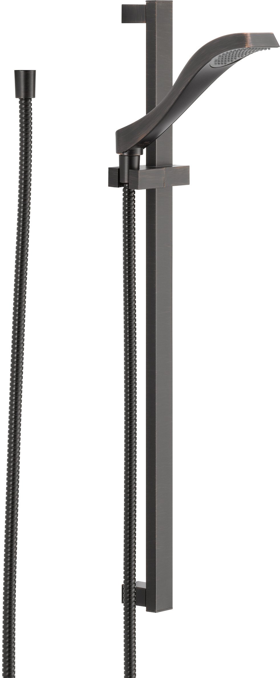 Delta FaucetDryden Single-Spray Touch-Clean Wall-Mount Slide Bar Hand Held Shower with Hose, Venetian Bronze 57051-RB