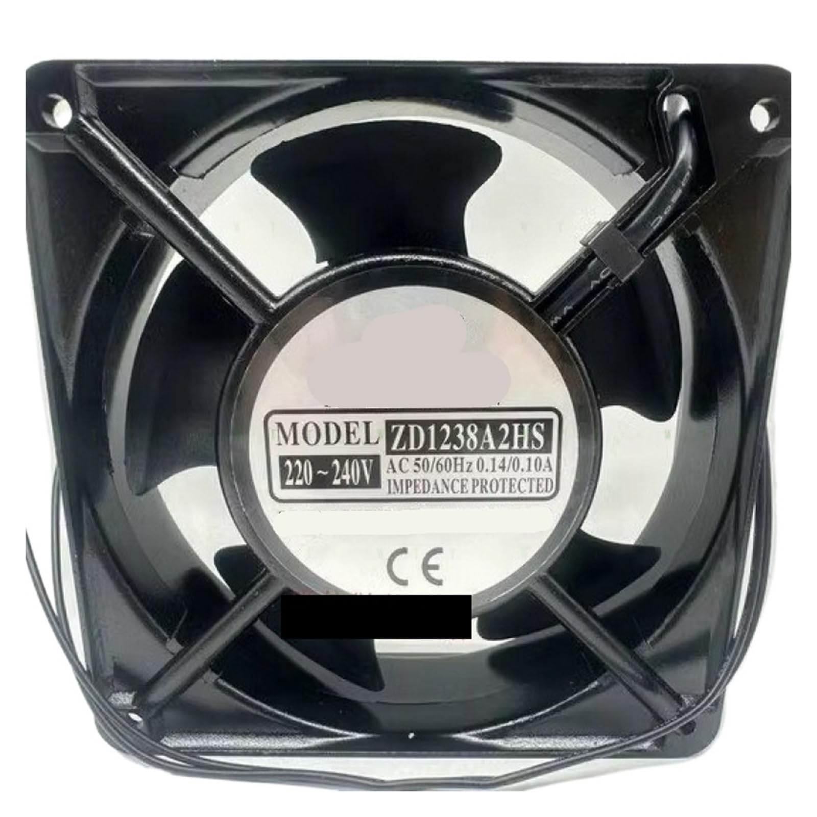 PEQYUACTE 1pcs ZD1238A2HS 12038 220V 0.14/0.10A Fan 12CM