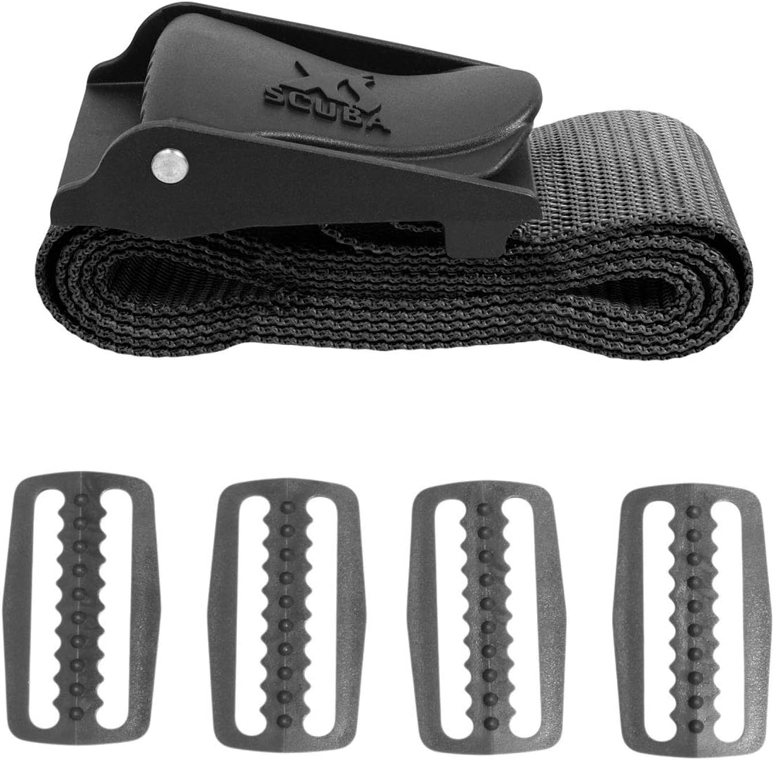 XS Scuba ClearPath Weight BeltBlack Diving Weights And