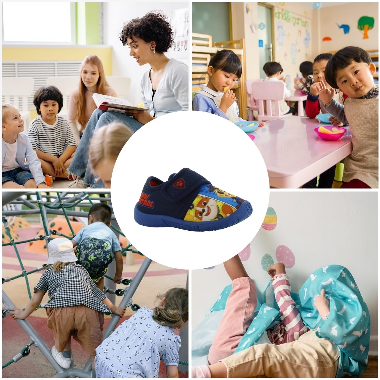 Leomil Paw Patrol Chaussons garçon Pantoufles Enfants, Idéal pour la maison et la Maternelle