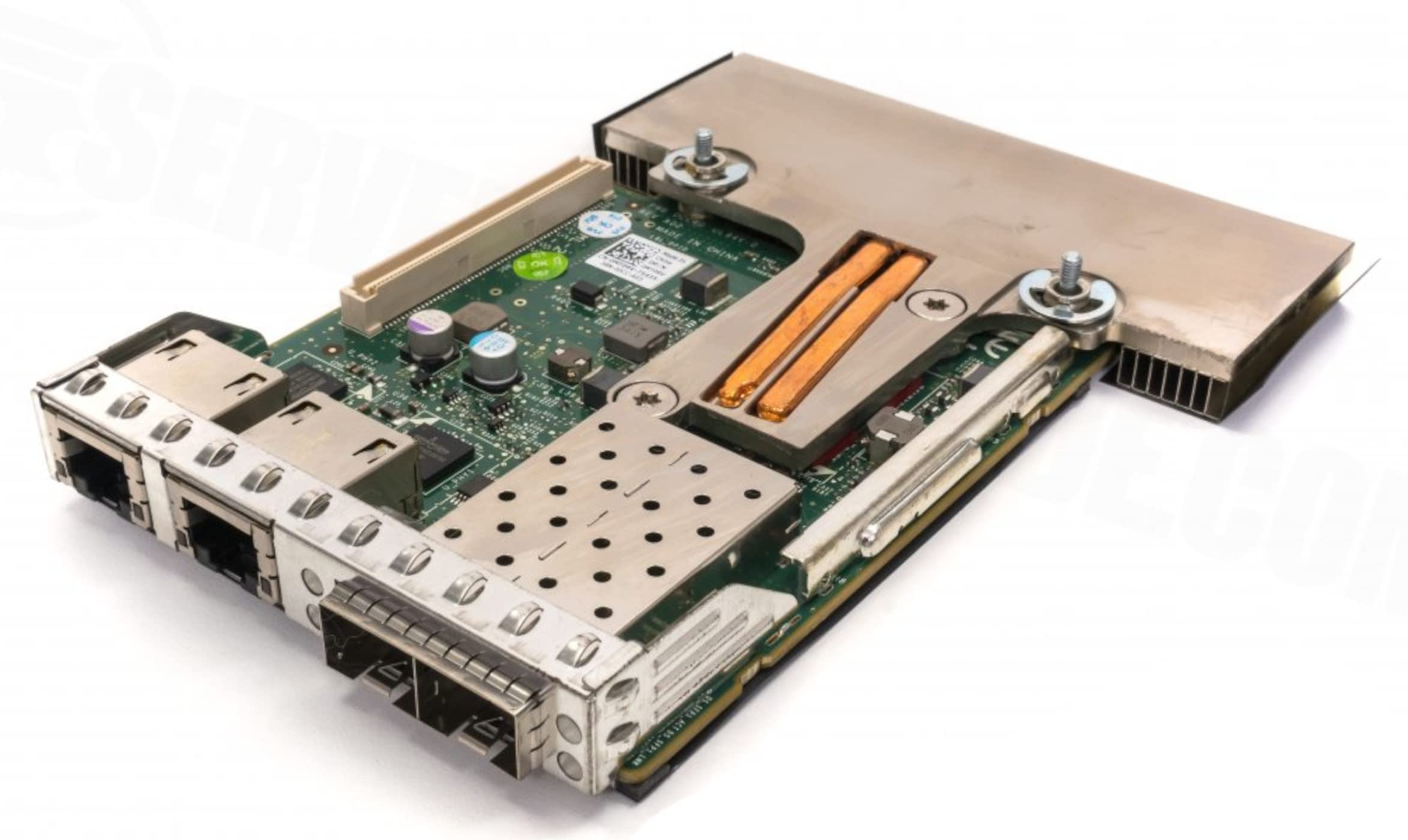 PCSP - Broadcom 57800S R620 R720 R820 R630 R640 R740 Quad Port 2X 10Gbe Network Daughter Card 165T0 2X 1Gbps RJ-45-2x 10Gbps SFP (Renewed)