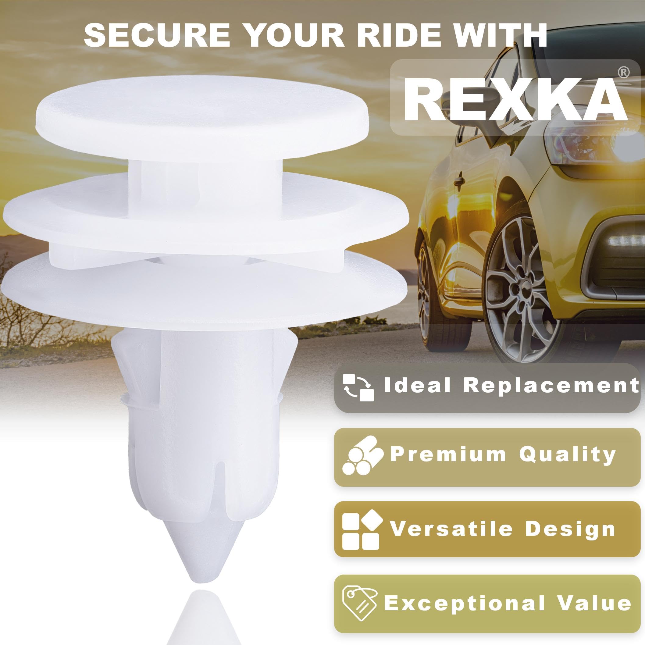 Amazon.com: Rexka 20pcs Door Panel Trim Retainer Clips 6505539AA