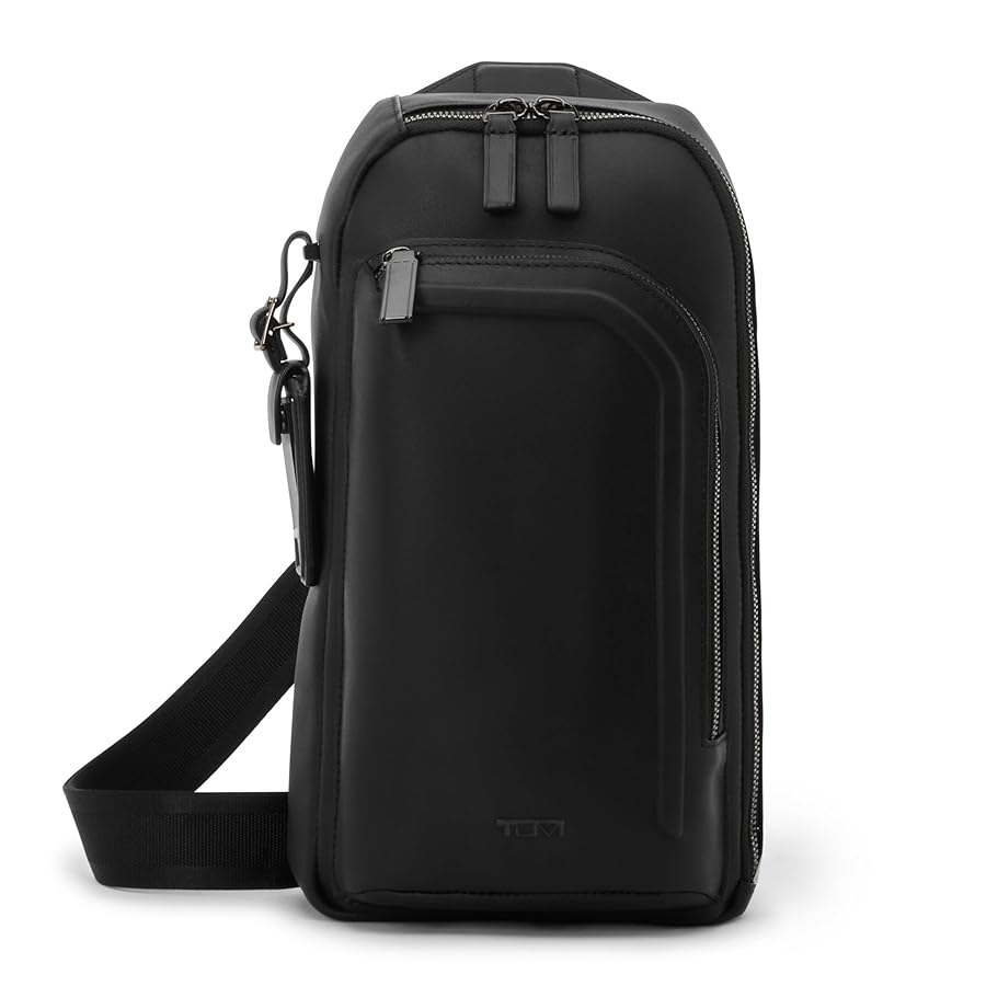 【現行・極美品】トゥミ ハリソン グレゴリー スリングバッグ ナイロン 黒 TUMI 【並行輸入品】トゥミ HARRISON 6602035D 「グレゴリー