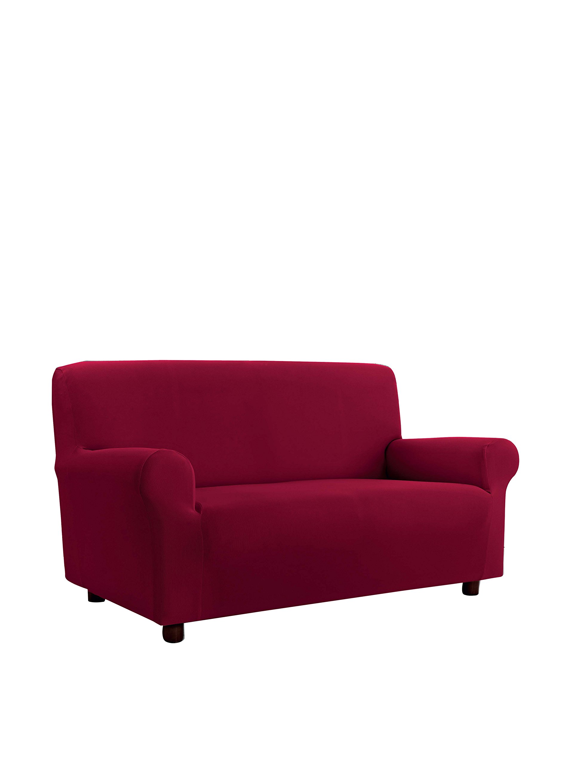 Italian Bed Linen Più Bello bielastic Sofa cover Bordeaux, 3 places, Polyester, 3 Seats