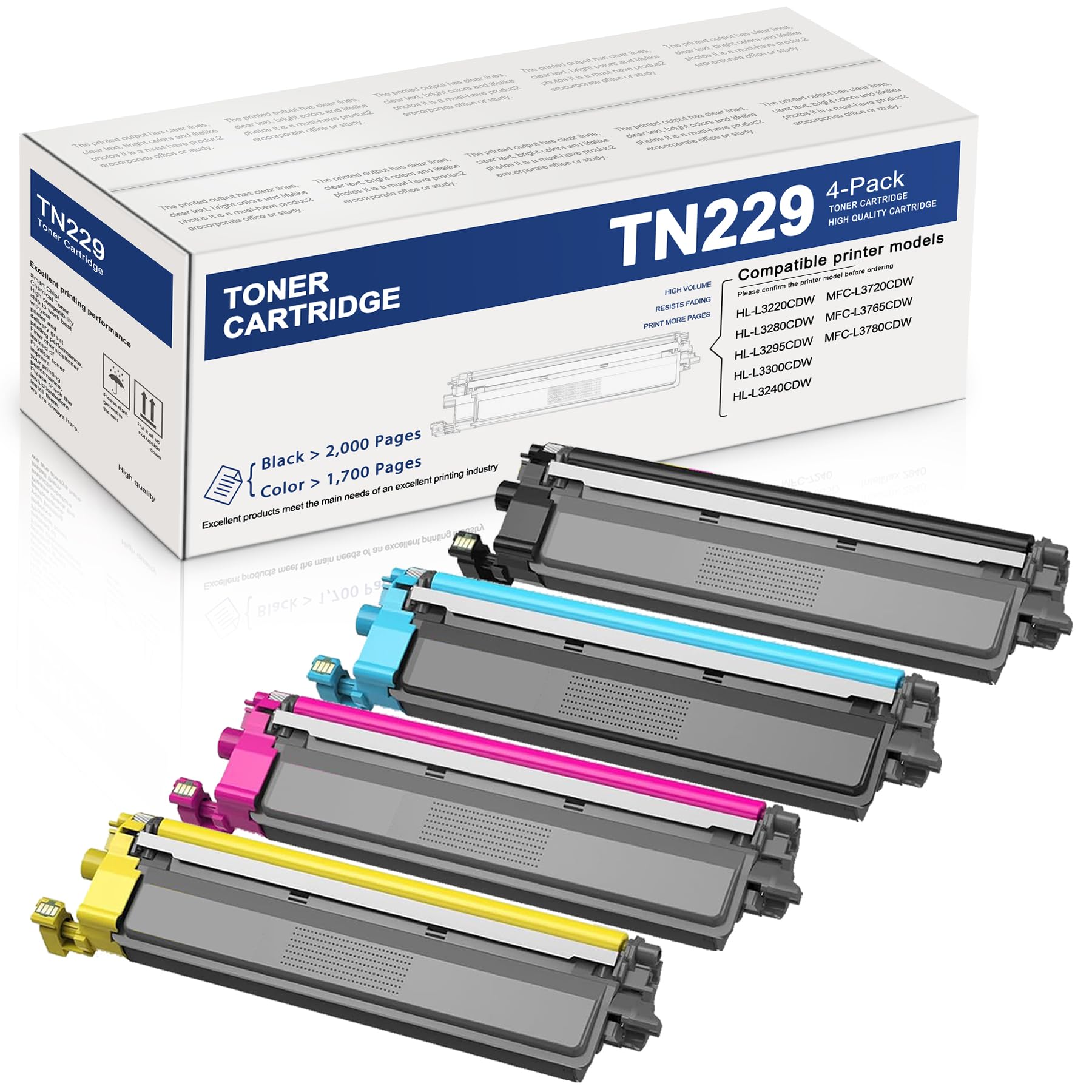 Amazon.com: TN229 Toner Cartridge Replacement for Brother TN-229