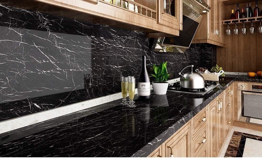 AADCART Kitchen Oil Proof Aluminium Foil Stickers, Kitchen Backsplash Wallpaper, Self-Adhesive Wall Sticker Waterproof Anti-Mold and Heat Resistant for Walls Drawer 3
