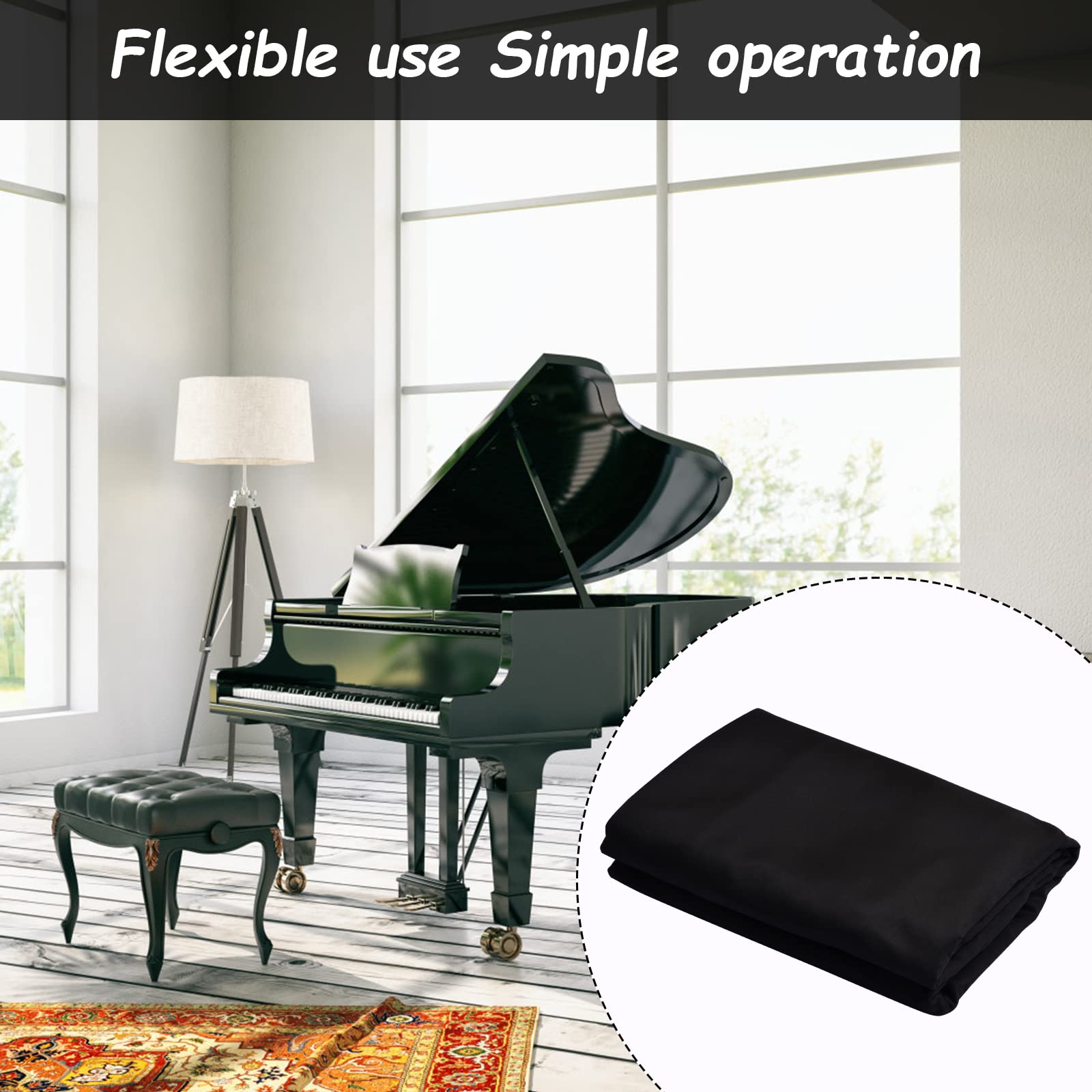 Copertina Tastiera Pianoforte 61 Tasti - Oxford 420D Impermeabile Antipolvere
