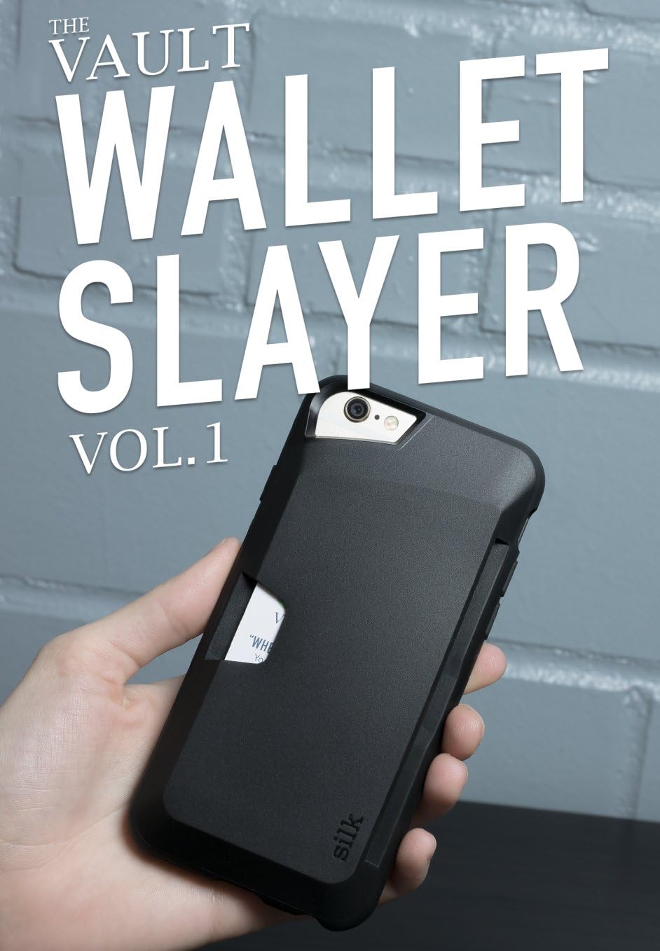 Smartish iPhone 6/6s Wallet Case - Wallet Slayer Vol. 1 [Slim + Protective] Credit Card Holder for Apple iPhone 6s/6 (Silk) - Secret Menu