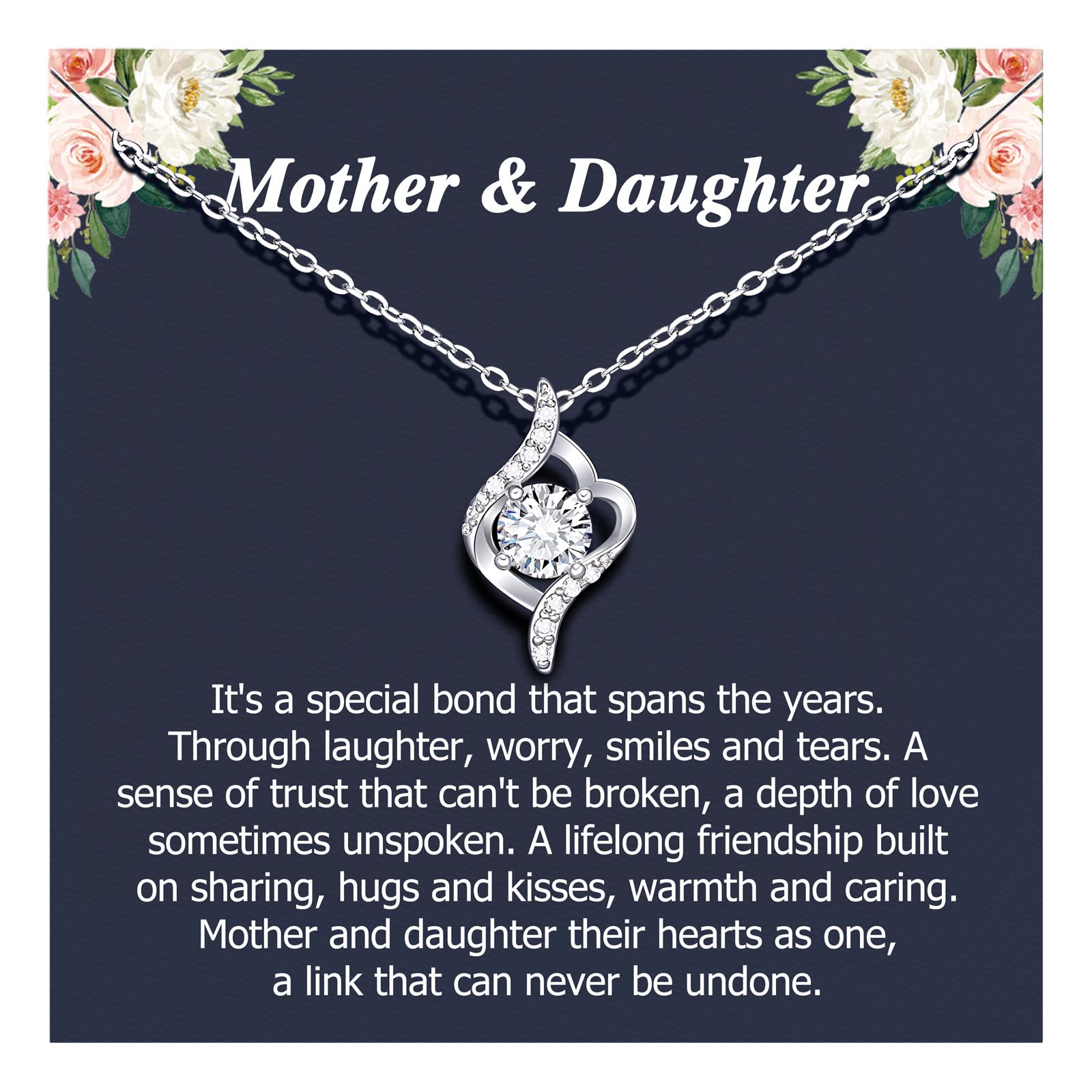 Infinity Necklace Jewelry Gifts For Mother Daughter Mother In Law - Main Image