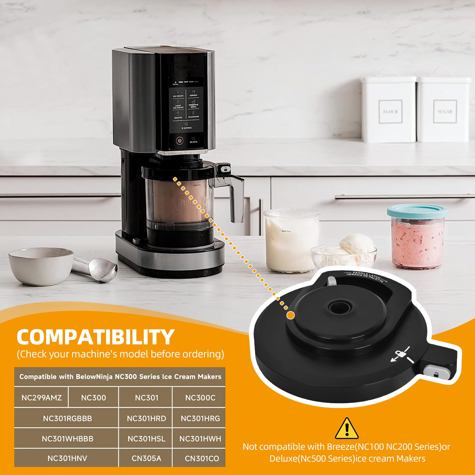 Couvercle De Bol Extérieur Pour Sorbetière NC301 New