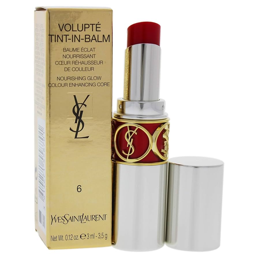 口紅 SAINT LAURENT  valupte  tint-in-balm Amazon.co.jp: Yves Saint Laurent Volupte Tint in Balm 6