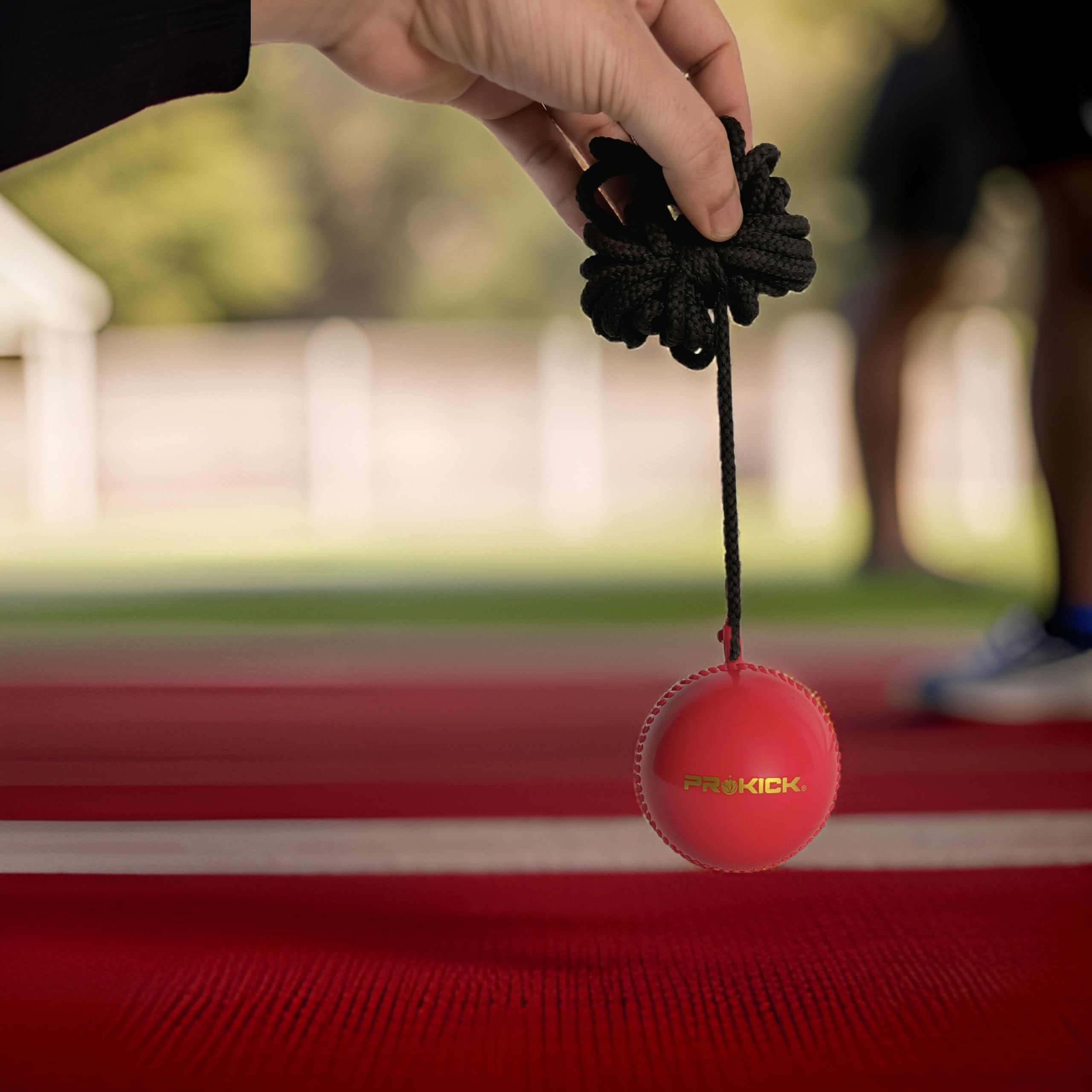 Prokick Infinity Synthetic Hanging Ball with a Cord for Indoor & Outdoor Training, Practice, Batting (Red) - 1PC (B0D1GDSMZQ) Amazon Price History, Amazon Price Tracker
