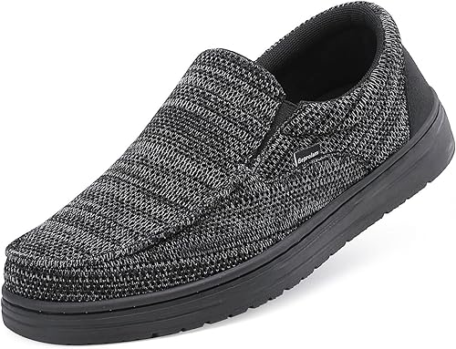 Zapatos anchos para hombre, mocasines para caminar, zapatos casuales cómodos y ligeros