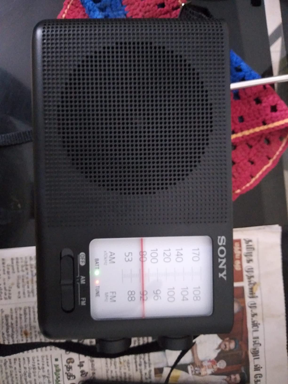 Sony Dual Band FM/AM Analogue Portable Radio with Battery : Amazon.in ...