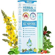 Honppo Herbal Aromatherapy Stick with Mullein, Thyme & Mint, All Natural for Better Breathing, 1 Pack