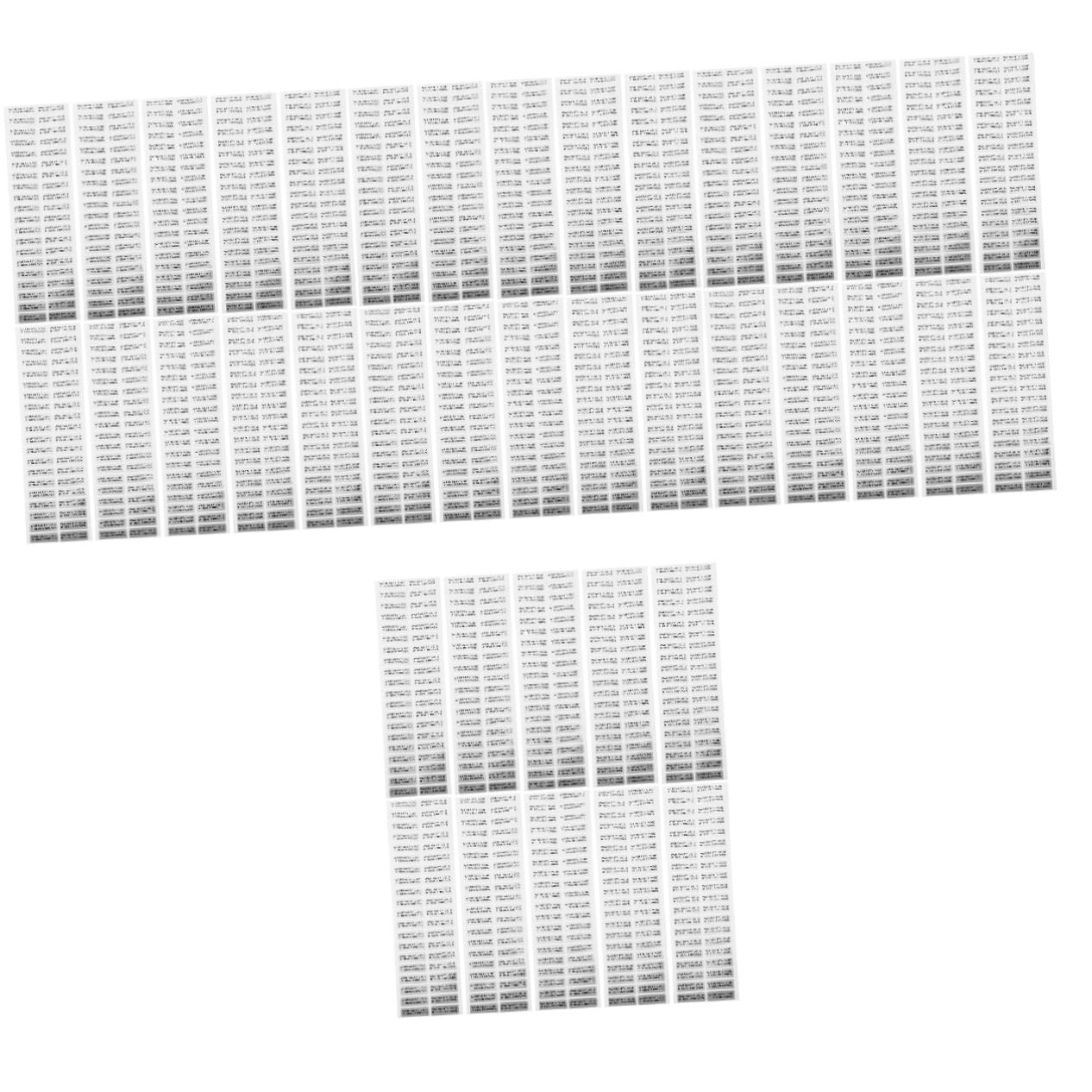 TEHAUX 1600pièces Autocollants Adhésifs De Sécurité Étiquettes Anti-vol Et Anti-fraude Autocollants Pratiques Pour Électronique Vêtements Et Articles Domestiques