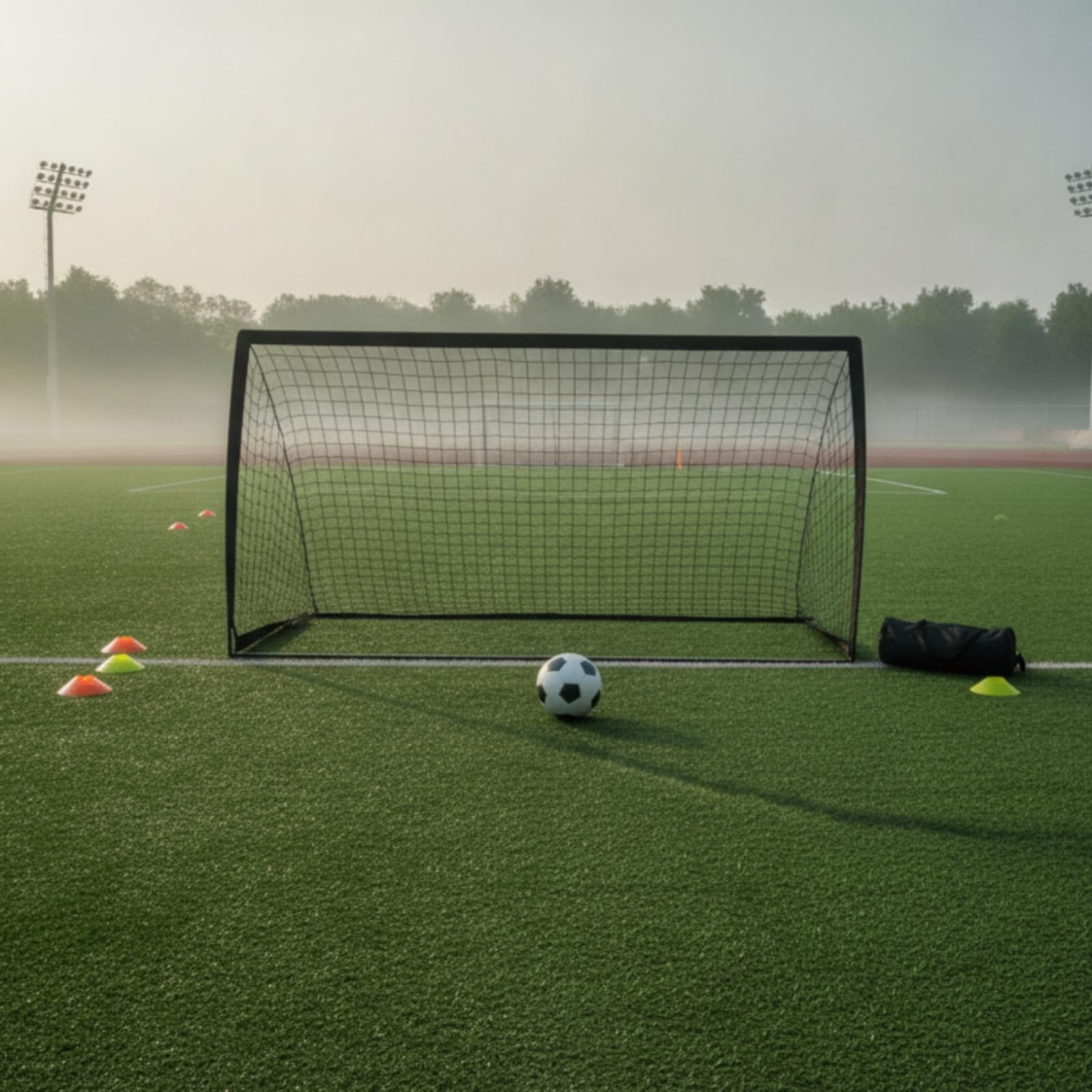 Porta da Calcio Pieghevole Robusto Porta da Borsa Leggera Attrezzatura Sportiva per Ragazzi, Bambini