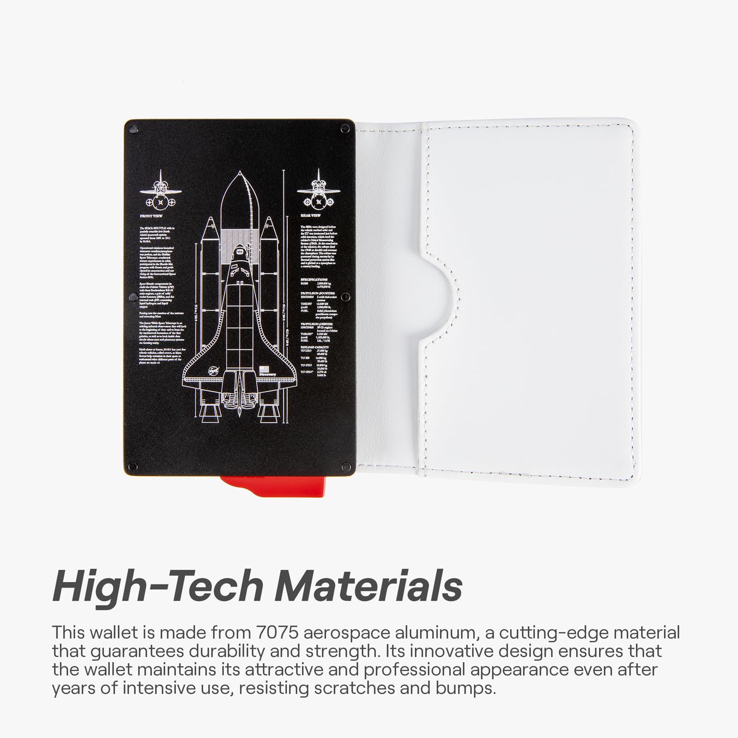 Goblue Tarjetero NASA Inspired MagCase Pro con MagSafe, Cartera Porta Tarjetas de Cuero sintético y Aluminio aeroespacial, Cartera Premium con protección Avanzada RFID Shield