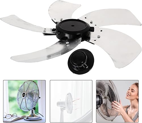 Miniatura 5 de LIFKOME Cuchillas de ventilador de piso, aspas de ventilador de soporte, 5 hojas, repuesto para accesorio de ventilador, piezas de reparación de