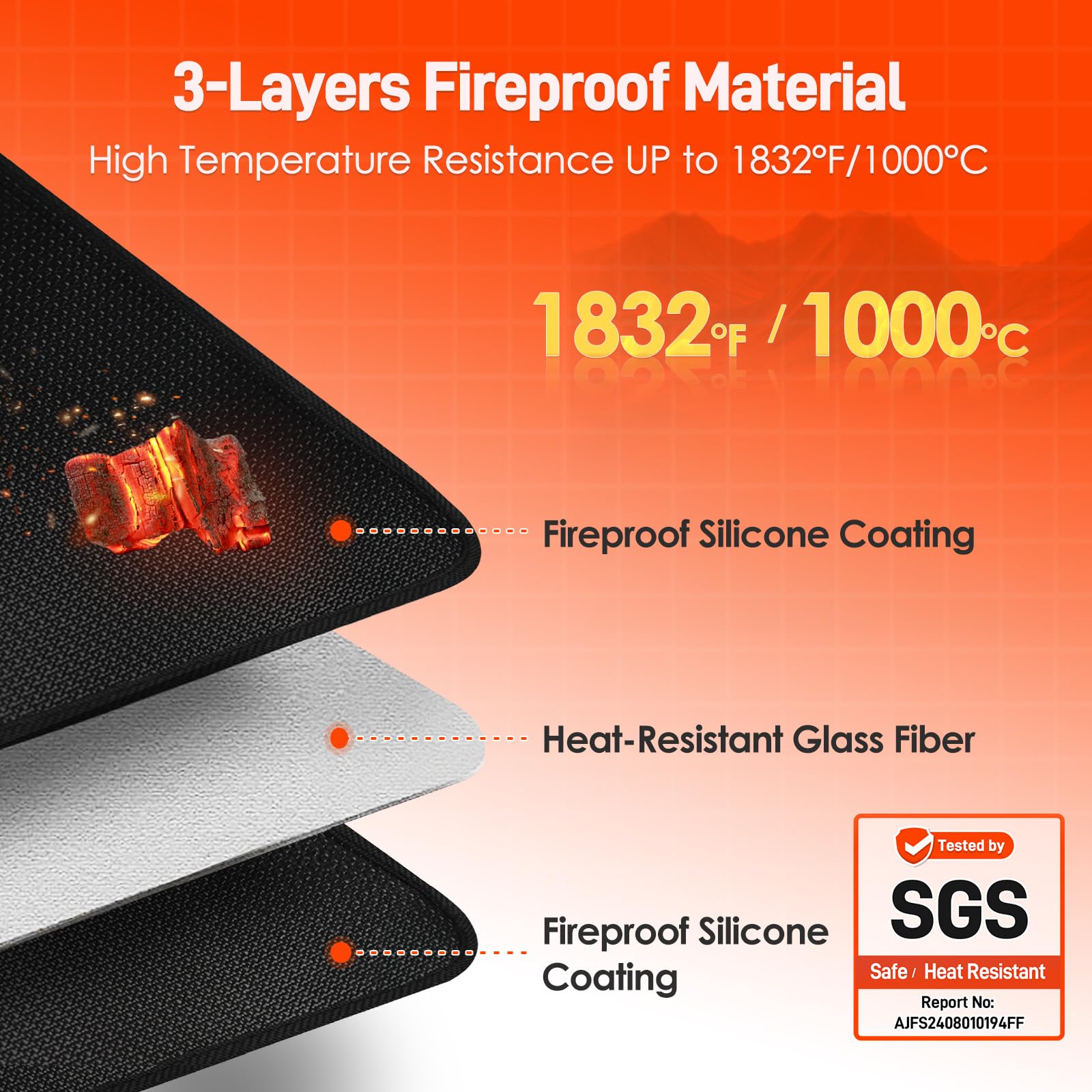 Fireproof Fireplace Mat - Image 4