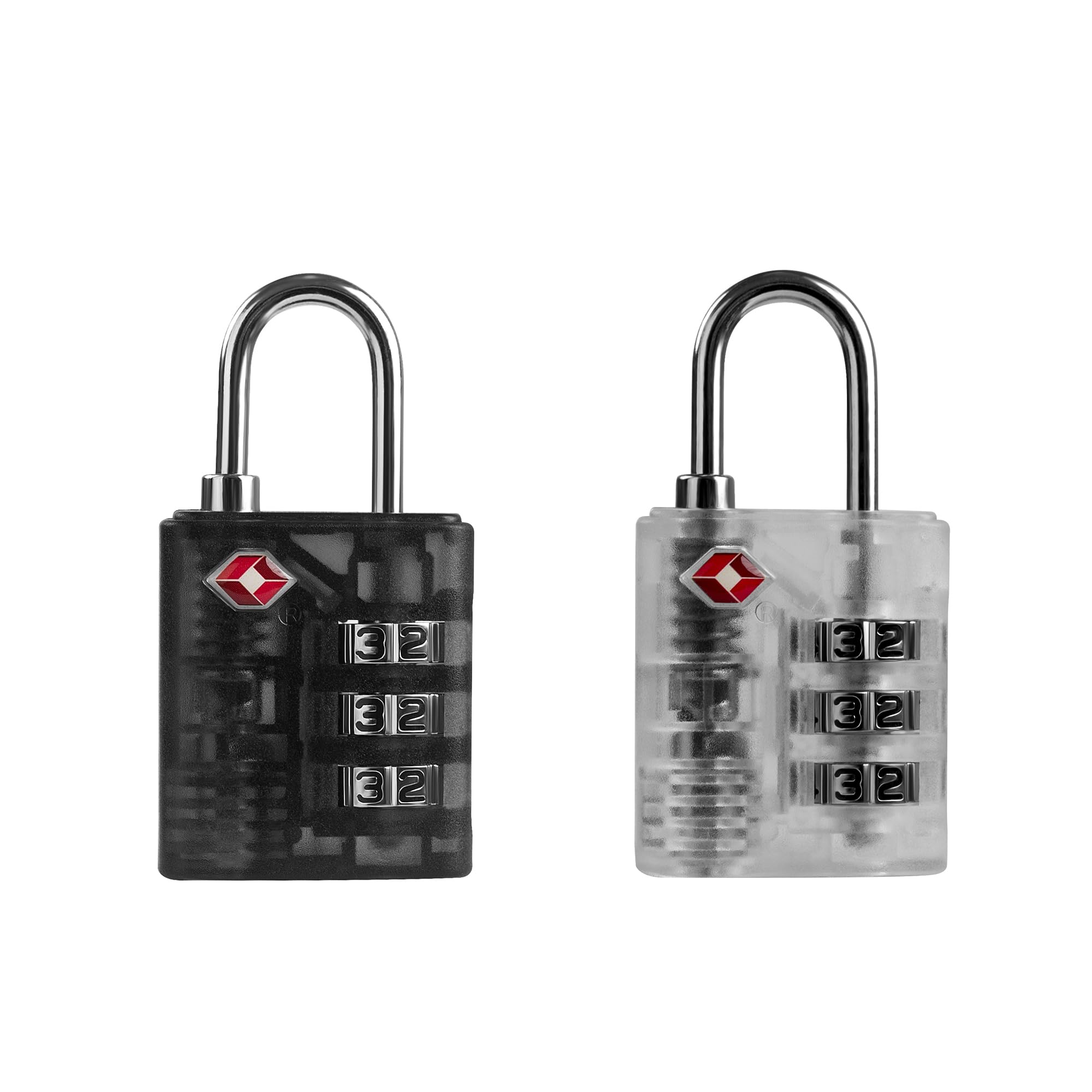 Up Security Black+White Suitcase Locks Tsa Approved, Combination Lock For Locker, Combo Padlock For Gym Locker, Small Combination Padlocks For Outdoor Use, Suitcase, Gun Case, Ammo Can, Bag Zipper (Black+White)