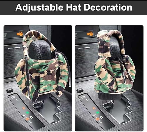 Miniatura 4 de Sudadera con capucha universal para palanca de cambios de automóvil, divertida sudadera con capucha para palanca de cambios de automóvil, decoración