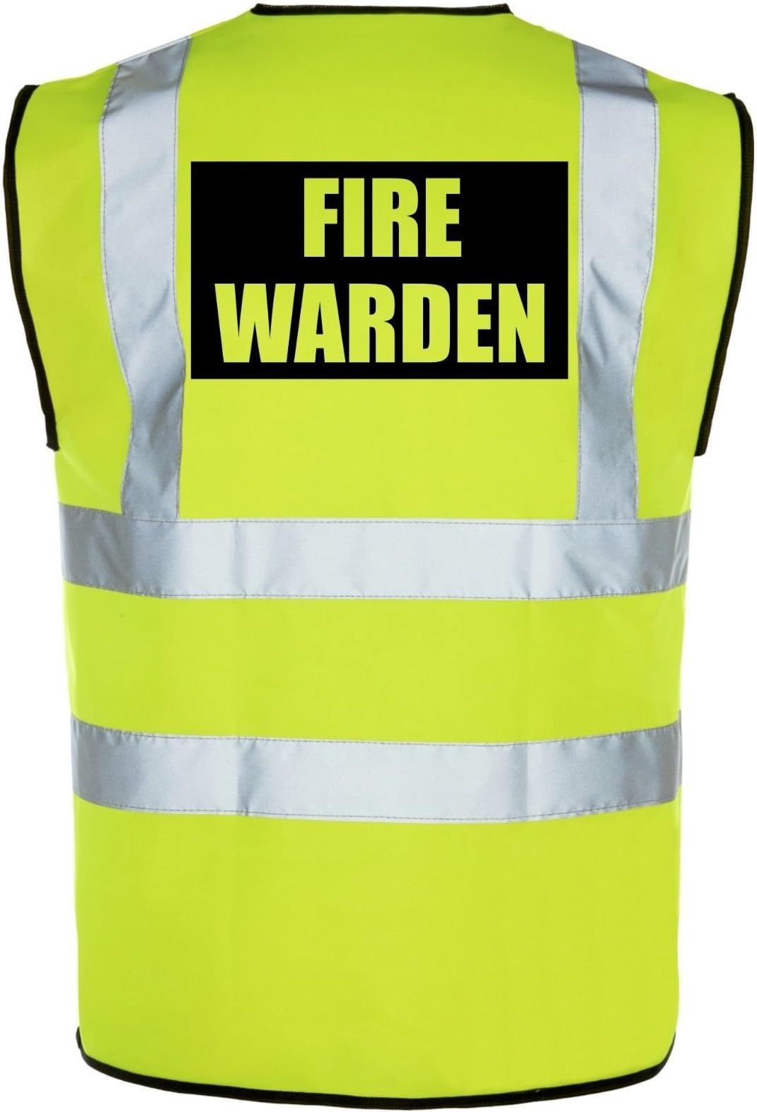 FIRE Warden Hi-Vis High-Viz Visibility Safety Vest/Waistcoat | Yellow/Orange