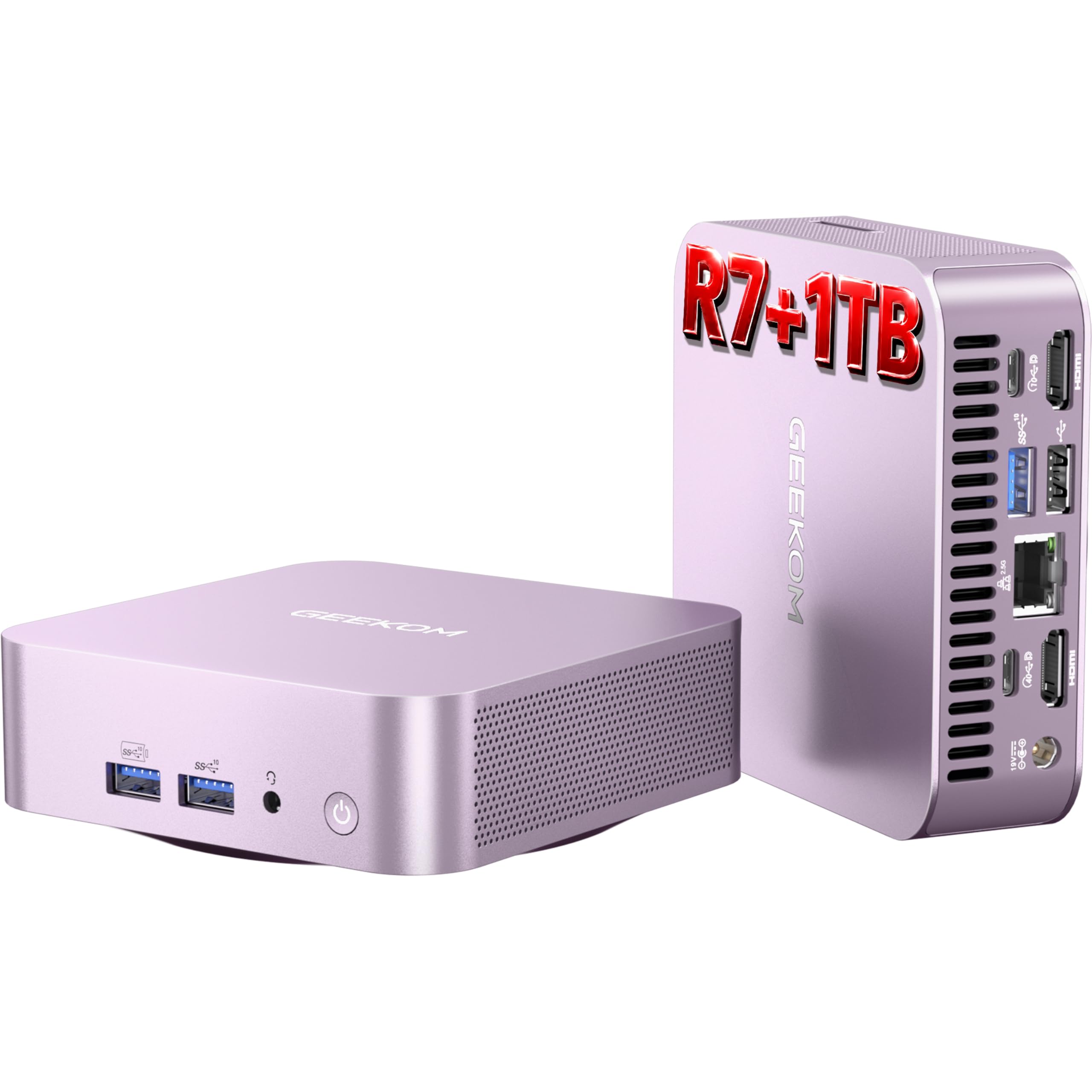 Amazon.co.jp: GEEKOM A6 Aurora Edition Mini PC AMD Ryzen 7 6800H