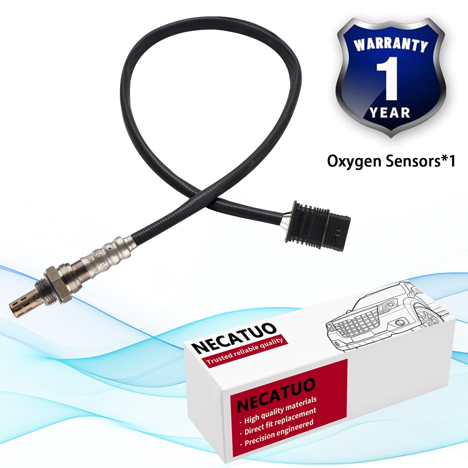 O2 Oxygen Sensor Heated Air Fuel Ratio Compatible with BMW 135i 135is 335i 528i 535i 640i 740i ActiveHybrid 3/5/7 X3 X4 X5 X6 3.0L L6 Replace# 234-4479