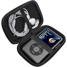 Blueshaweu MP3 Player Case Compatible with innioasis Y1 Protective Case with Space for Earphones USB Cable & Memory Card - Compatible with innioasis Y1 MP3 Player Black
