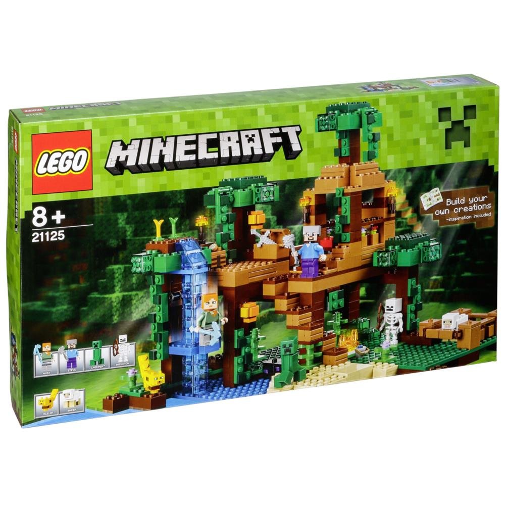 緑茶レゴ Amazon.co.jp: LEGO Minecraft The Jungle Tree House, 21125 Built an