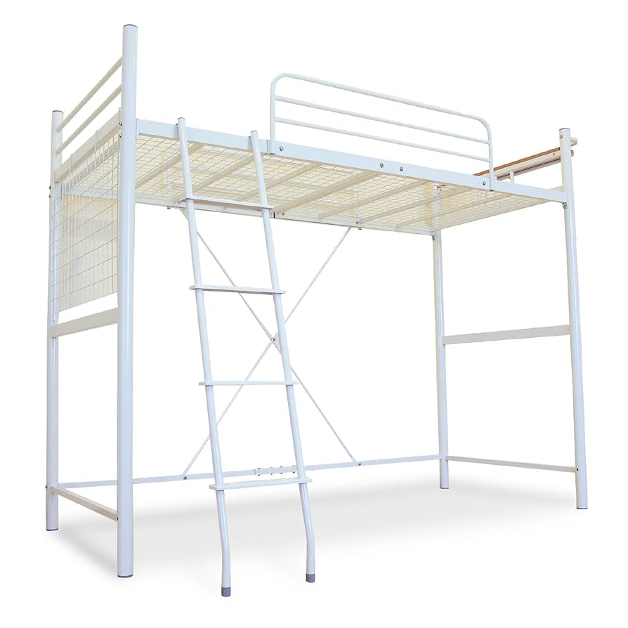 LOWYA ロフトベッド Amazon｜LOWYA ロウヤ ロフトベッド ベッドフレーム パイプ