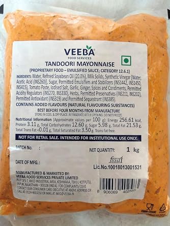 Veeba Tandoori Mayyonaise 1kg
