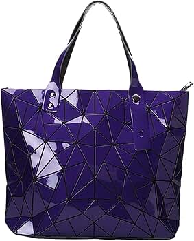 Amazon.co.jp: [QIANJINGCQ] ひし形バッグパテントレザー幾何学