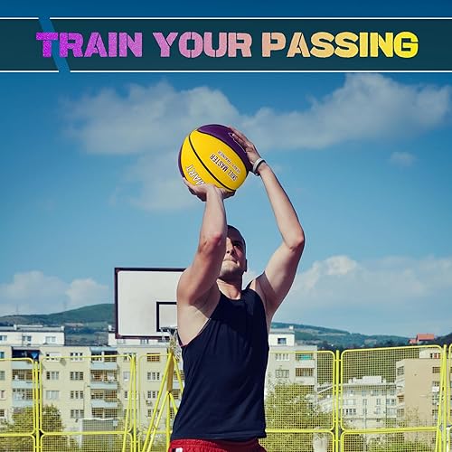 Miniatura 7 de Baloncesto pesado pesado, entrenamiento de habilidades maestras de baloncesto para mejorar el manejo de la pelota, driblar, pasar y rebotar la