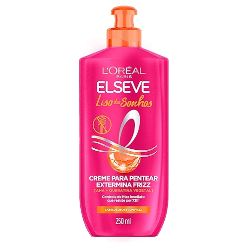L'Oréal Paris Elseve Liso dos Sonhos Creme para Pentear, 250ml