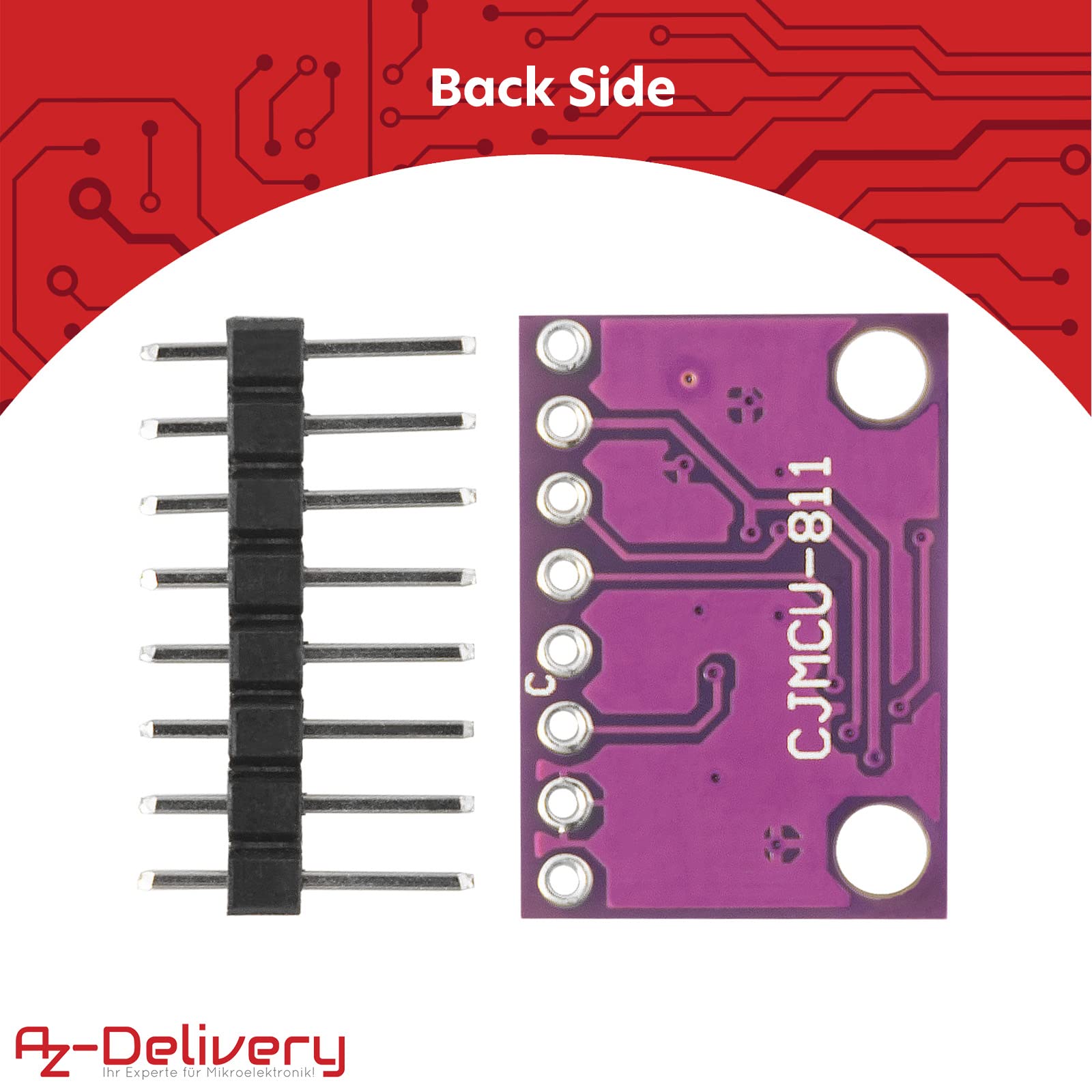AZDelivery 5 x Kohlendioxid-Gassensor Metalloxid Sensor mit hochempfindlichem On-Board-Detektionssensormodul für die Luftqualität