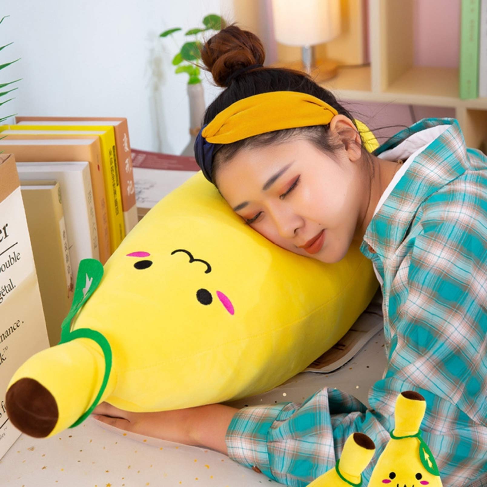 Amazon｜抱き枕 枕 抱きまくら 腰枕 イエロー H型 ネックピロー 