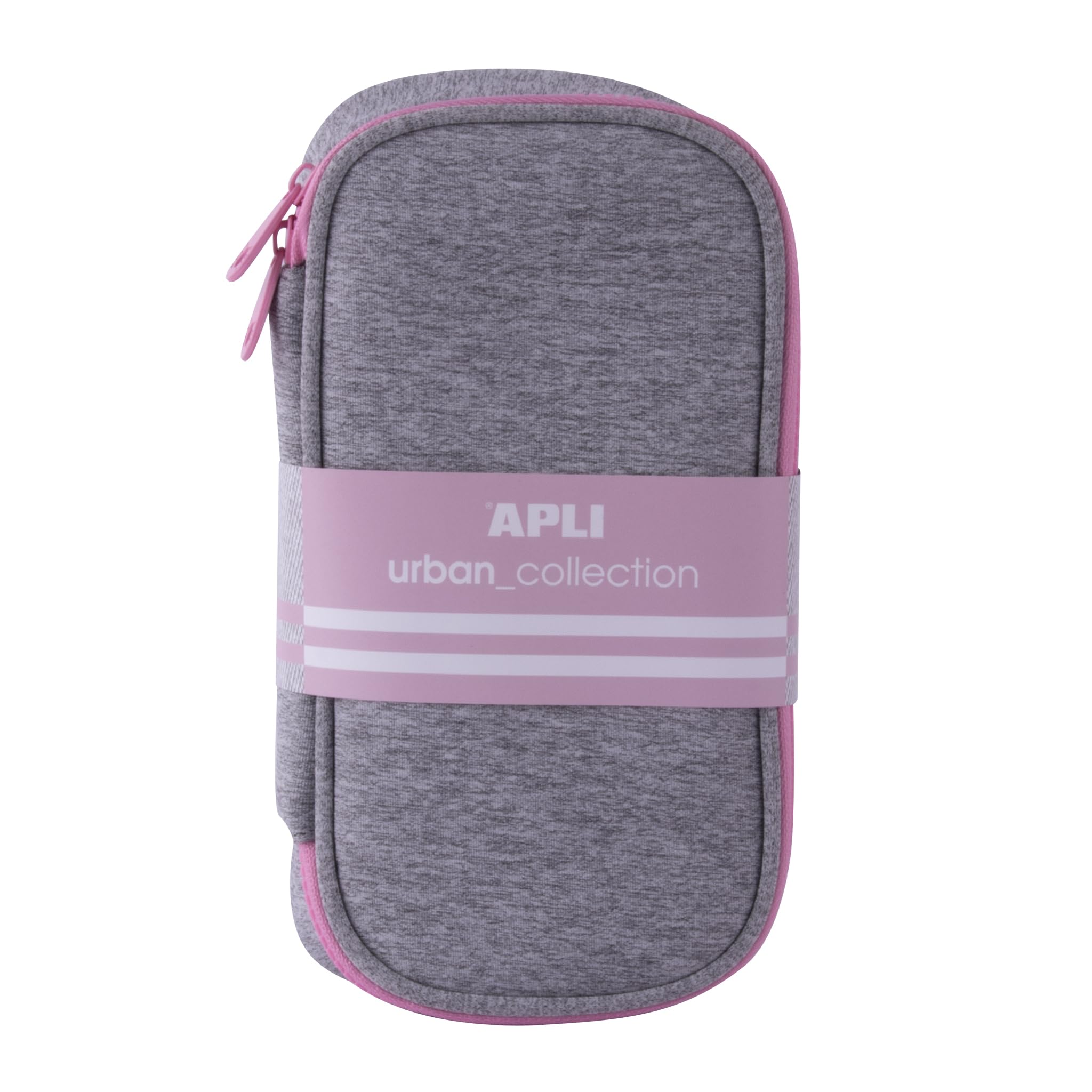 APLI 20415 - Urban Collection Neoprene Pencil case with Pink finition
