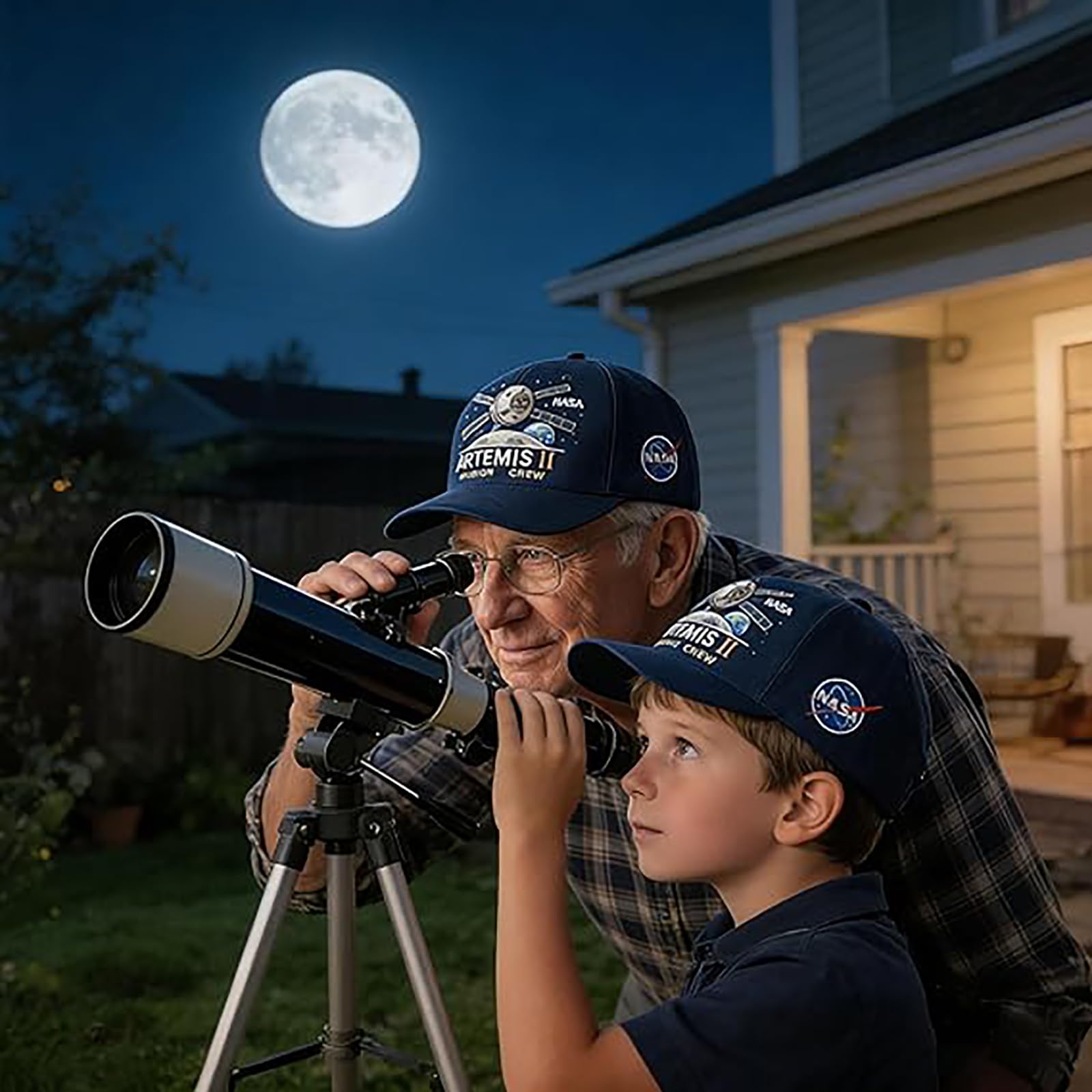 Artemis II Lunar Mission Commemorative Cap, 2026 Back to the Moon Space Hat, Astronaut Theme Baseball Cap, for Space Explore Black — view 3