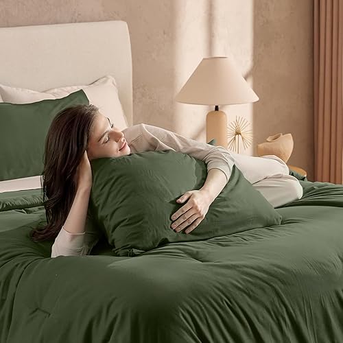 Miniatura 42 de Andency - Juego de edredón negro tamaño individual, 2 piezas, ropa de cama clásica boho sólida, edredones y juegos, ropa de cama suave y ligera