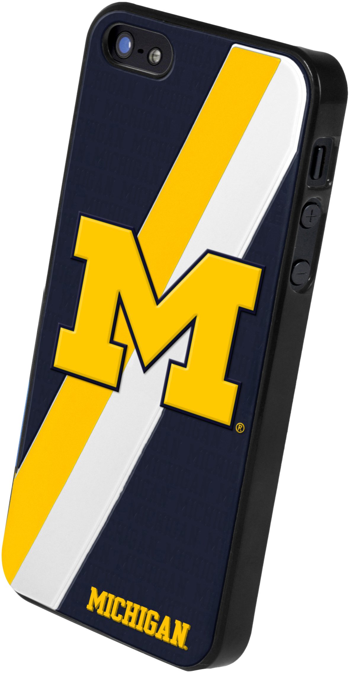 Forever Collectibles NCAA Michigan Wolverines Team Logo Hard Apple iPhone 5 / 5S Case