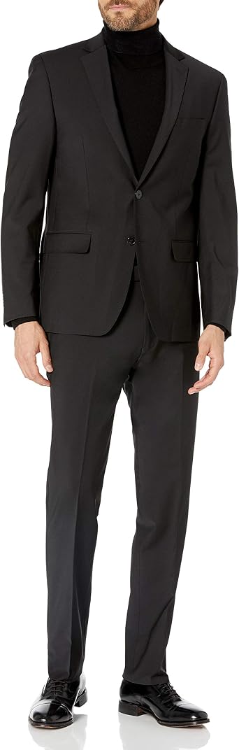 Calvin Klein Traje de Lana elástico Ajustado para Hombre : Amazon.com.mx:  Ropa, Zapatos y Accesorios